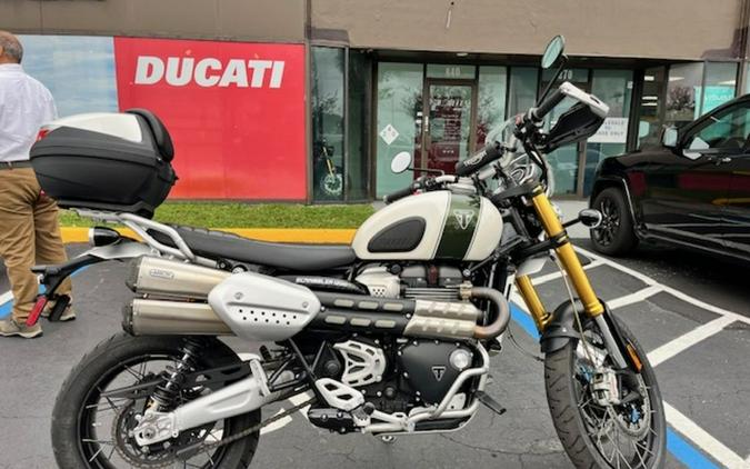 2019 Triumph Scrambler 1200 XE Fusion White