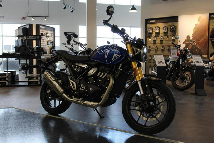 2024 Triumph Speed 400 Caspian Blue / Storm Grey