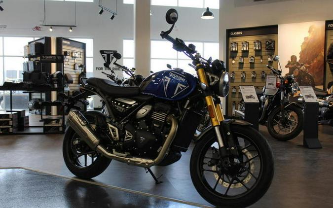 2024 Triumph Speed 400 Caspian Blue / Storm Grey