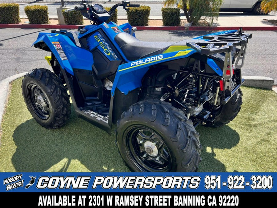 2018 Polaris® Scrambler® 850 Velocity Blue