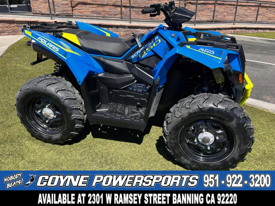 2018 Polaris® Scrambler® 850 Velocity Blue