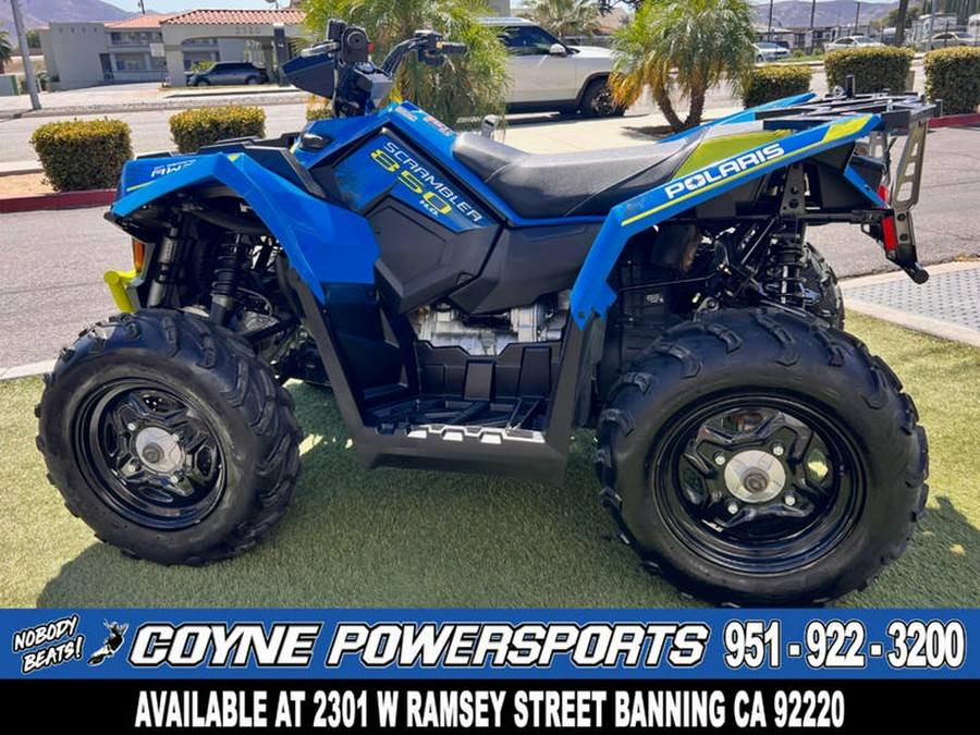 2018 Polaris® Scrambler® 850 Velocity Blue