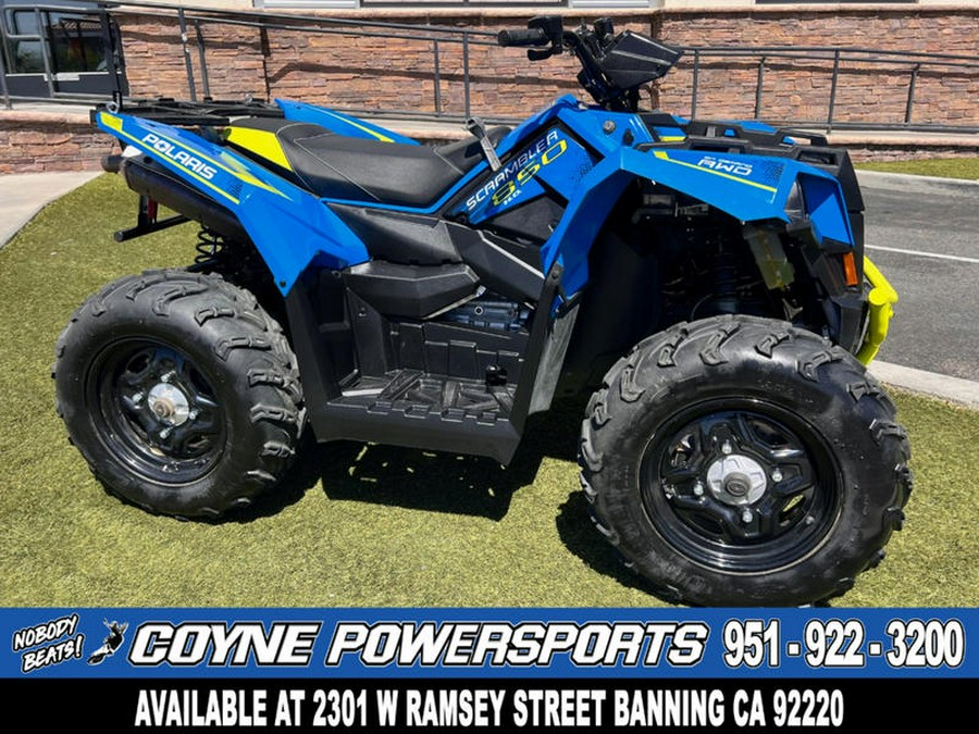 2018 Polaris® Scrambler® 850 Velocity Blue