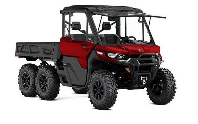 2025 Can-Am Defender 6X6 Limited Fiery Red