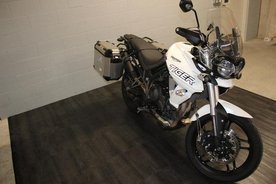 2019 Triumph Tiger 800 XRT Crystal White