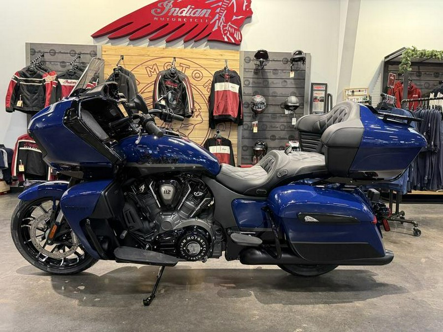 2025 Indian Motorcycle® Pursuit® Dark Horse® 112 Springfield Blue Vivid Crystal with Black Vivid