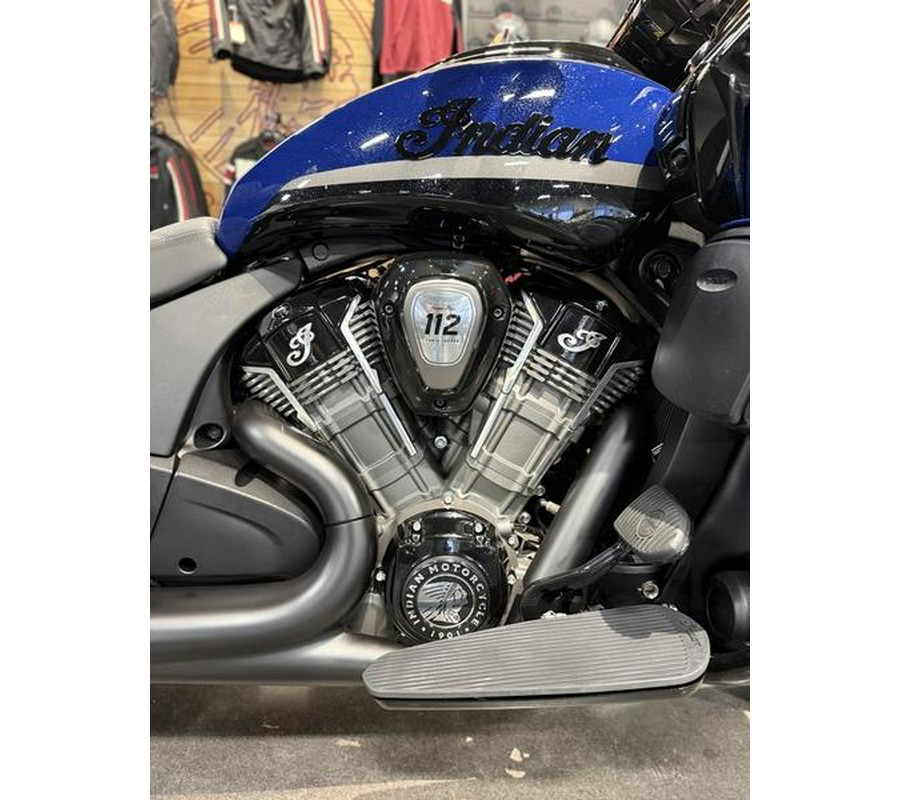 2025 Indian Motorcycle® Pursuit® Dark Horse® 112 Springfield Blue Vivid Crystal with Black Vivid