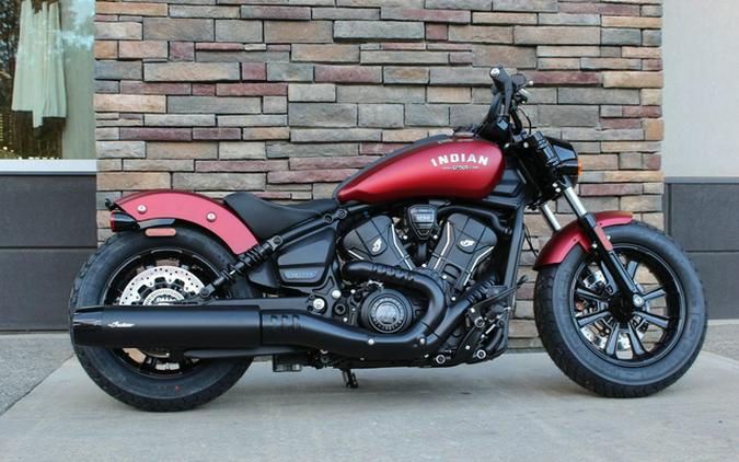 2025 Indian Scout Bobber Limited Sunset Red Smoke