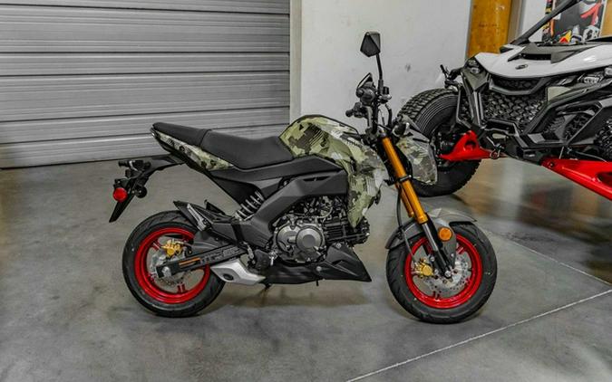 2026 Kawasaki Z125 PRO Cypher Camo Beige