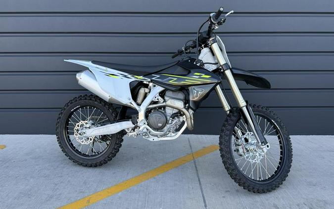 2026 Triumph TF 250-X Jet Black/Pure White