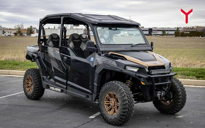 2019 Polaris General 4 1000 Ride Command Edition Black Pearl
