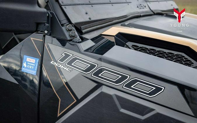 2019 Polaris General 4 1000 Ride Command Edition Black Pearl