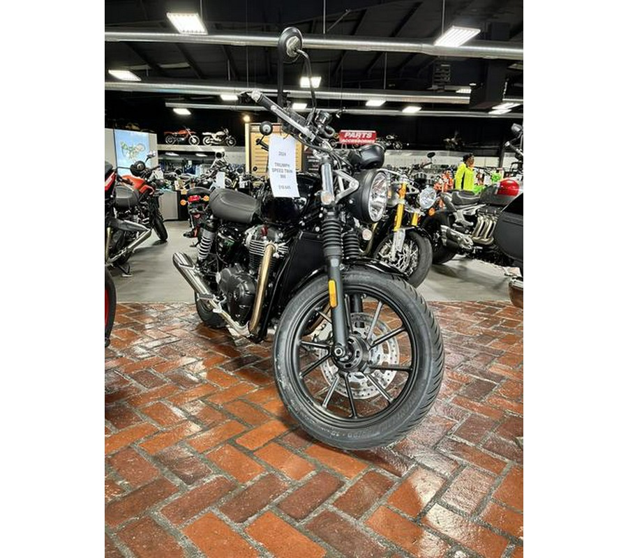 2024 Triumph Speed Twin 900 Competition Green/Phantom Black