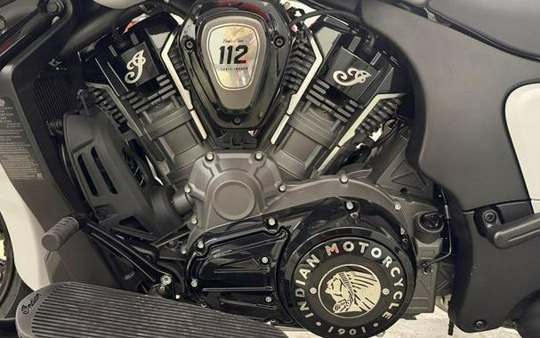 2025 Indian Motorcycle® Chieftain® PowerPlus Dark Horse® 112 w/PowerBand Ghost White Metallic Smoke