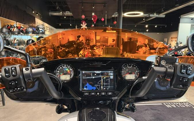 2025 Indian Motorcycle® Chieftain® PowerPlus Dark Horse® 112 w/PowerBand Ghost White Metallic Smoke