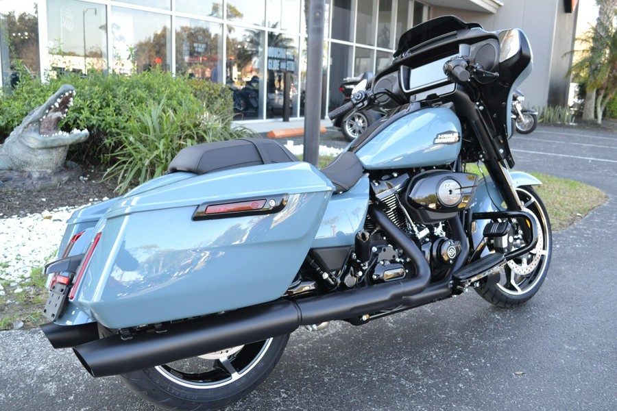 2024 Harley-Davidson Street Glide® Sharkskin Blue - Black Finish - FLHX