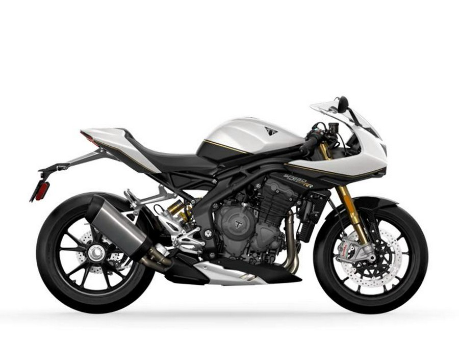 2024 Triumph Speed Triple 1200 RR Crystal White Storm Grey