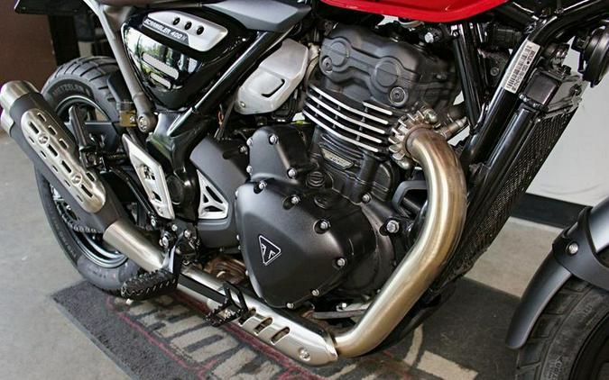 2024 Triumph Scrambler 400 X Carnival Red / Phantom Black