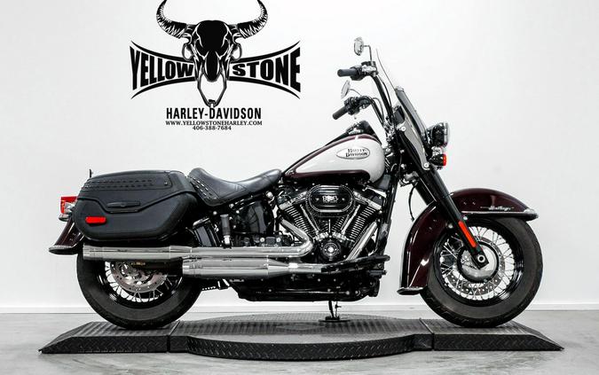 2021 Harley-Davidson® Heritage Classic 114 Midnight Crimson & Stone Washed White Pearl