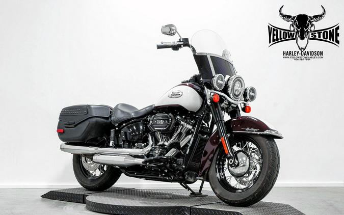2021 Harley-Davidson® Heritage Classic 114 Midnight Crimson & Stone Washed White Pearl