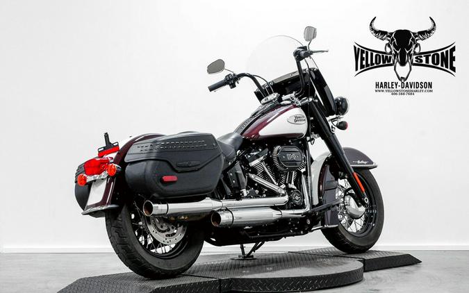 2021 Harley-Davidson® Heritage Classic 114 Midnight Crimson & Stone Washed White Pearl