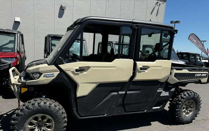 2024 Can-Am® Defender MAX Limited HD10 Desert Tan & Timeless Black