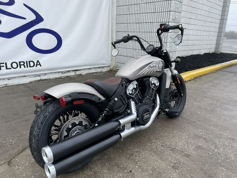 2024 Indian Scout Bobber Twenty ABS Silver Quartz Smoke