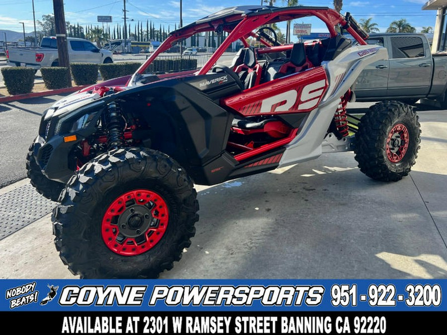 2024 Can-Am® Maverick X3 X rs Turbo RR with Smart-Shox Fiery Red & Hyper Silver