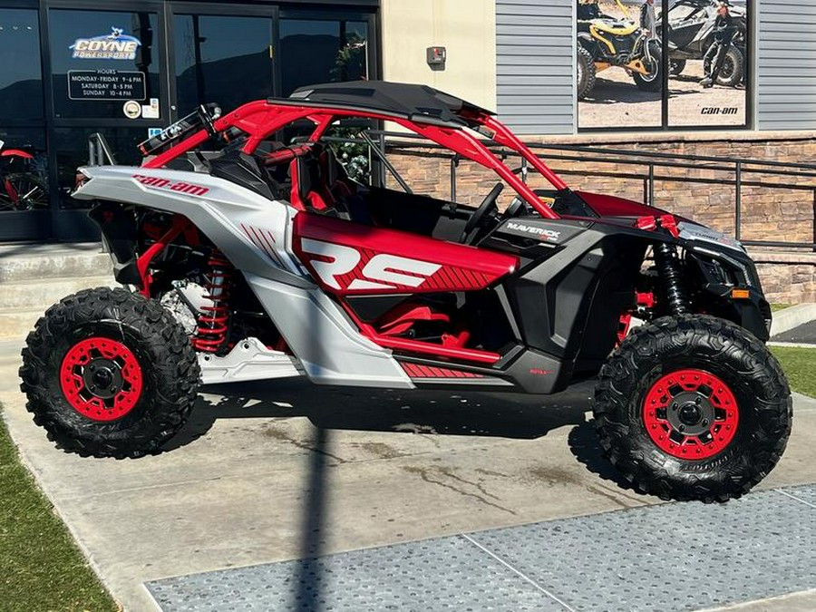 2024 Can-Am® Maverick X3 X rs Turbo RR with Smart-Shox Fiery Red & Hyper Silver