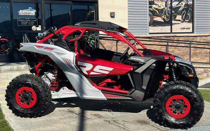 2024 Can-Am® Maverick X3 X rs Turbo RR with Smart-Shox Fiery Red & Hyper Silver