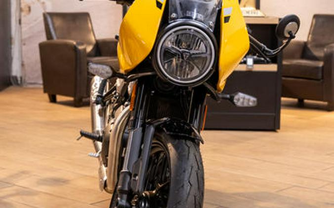 2026 Triumph Thruxton 400 Metallic Racing Yellow / Aluminium Silver
