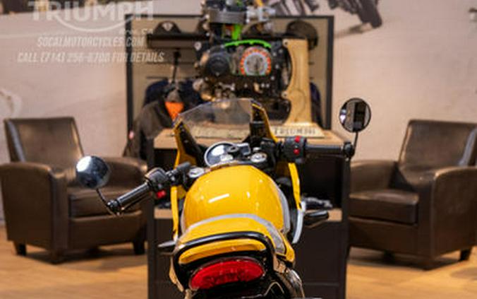2026 Triumph Thruxton 400 Metallic Racing Yellow / Aluminium Silver