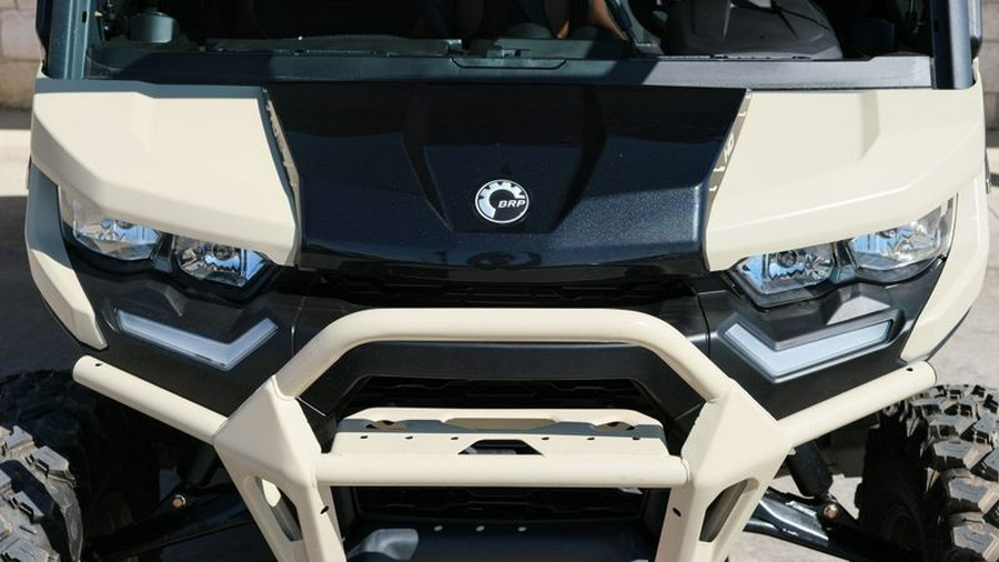 New 2024 CAN-AM DEFENDER MAX LIMITED HD10 DESERT TAN AND TIMELESS BLACK