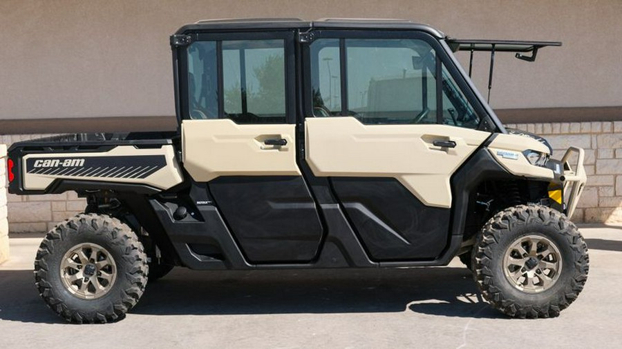 New 2024 CAN-AM DEFENDER MAX LIMITED HD10 DESERT TAN AND TIMELESS BLACK