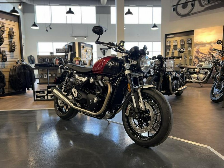 2024 Triumph Speed Twin 1200 Carnival Red/Storm Grey