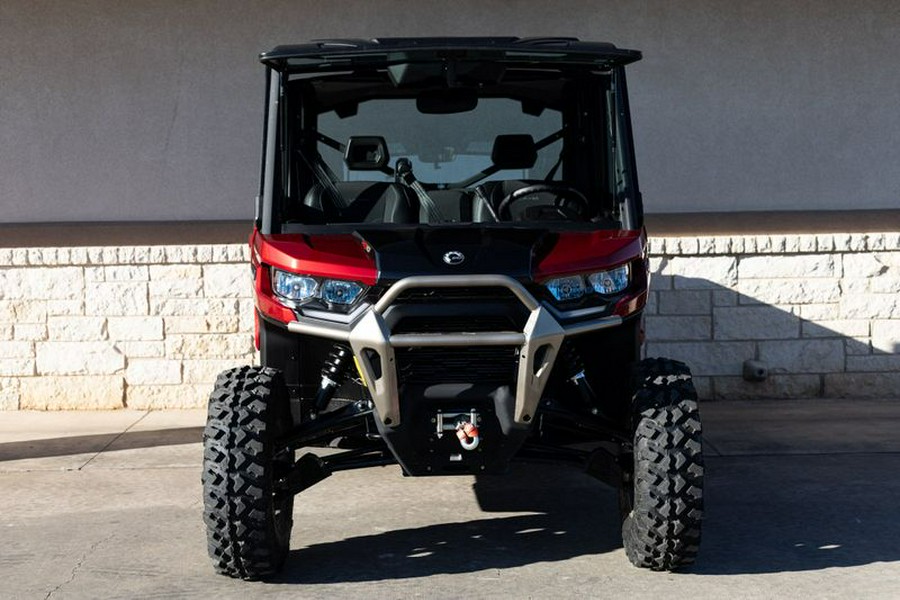 New 2024 CAN-AM DEFENDER MAX LIMITED HD10 FIERY RED