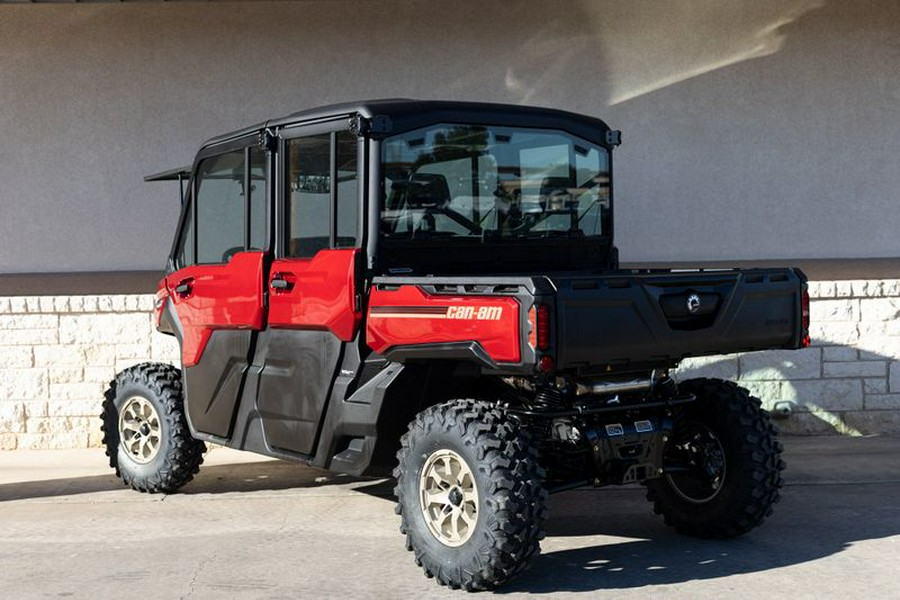 New 2024 CAN-AM DEFENDER MAX LIMITED HD10 FIERY RED