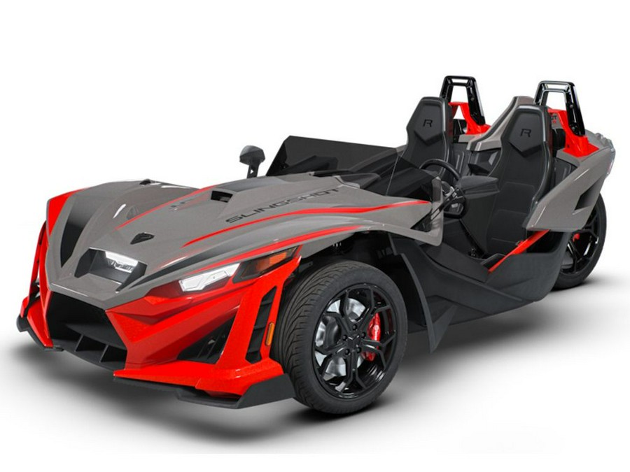 2026 Polaris Slingshot® R AutoDrive Radiant Gray with Indy Red Pearl