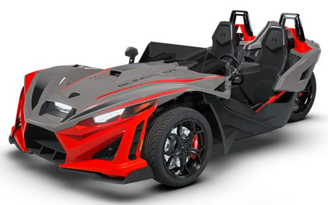 2026 Polaris Slingshot® R AutoDrive Radiant Gray with Indy Red Pearl