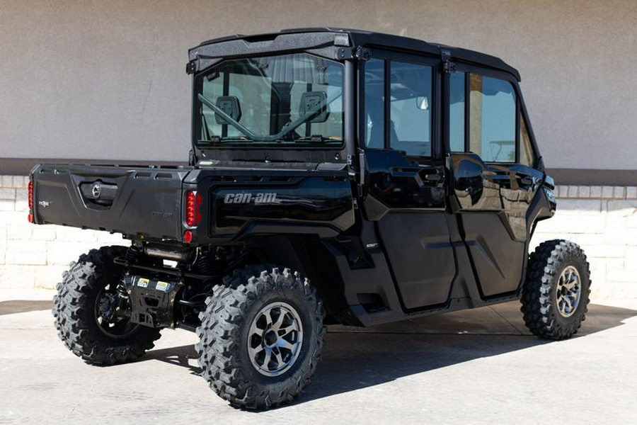 New 2024 CAN-AM DEFENDER MAX LONE STAR CAB HD10 NIGHT BLACK