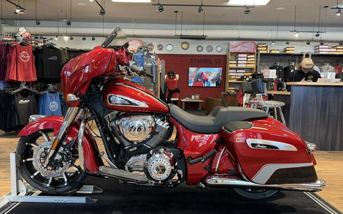 2026 Indian Chieftain Limited W/Powerband Audio Sunset Red Me