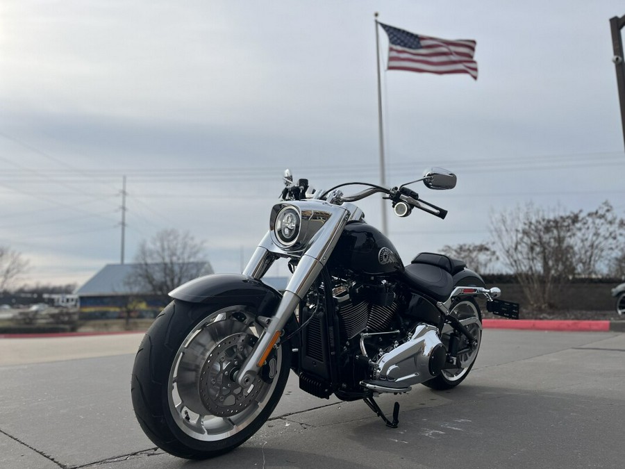 2026 Harley-Davidson® Fat Boy® FLFB Vivid Black Chrome Trim