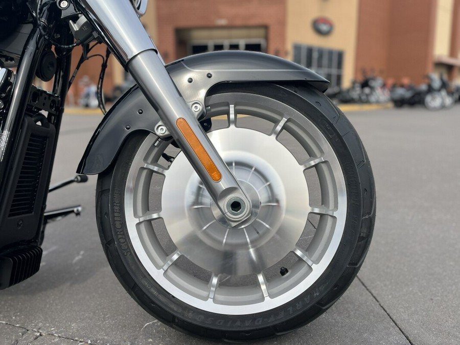 2026 Harley-Davidson® Fat Boy® FLFB Vivid Black Chrome Trim