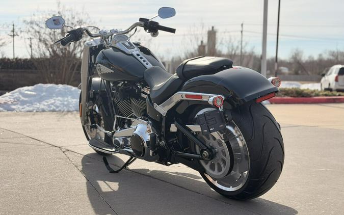 2026 Harley-Davidson® Fat Boy® FLFB Vivid Black Chrome Trim