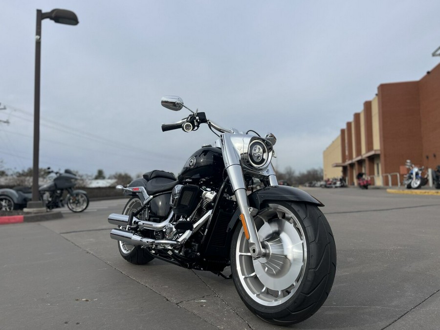 2026 Harley-Davidson® Fat Boy® FLFB Vivid Black Chrome Trim