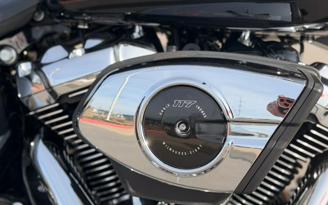 2026 Harley-Davidson® Fat Boy® FLFB Vivid Black Chrome Trim