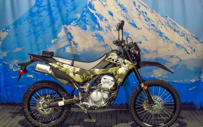 2026 Kawasaki KLX300 Cypher Camo Beige