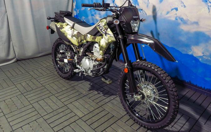 2026 Kawasaki KLX300 Cypher Camo Beige