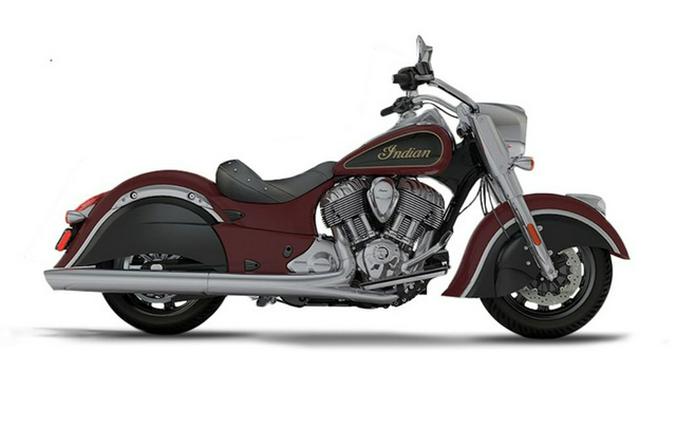 2017 Indian Chief Classic Burgundy Metallic Over Thunder Black