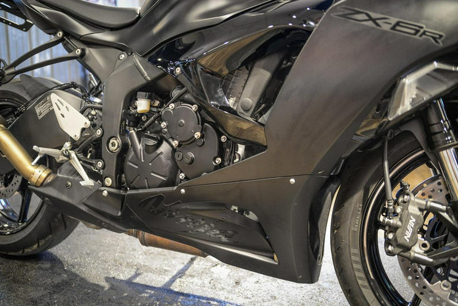 2024 Kawasaki Ninja® ZX™-6R Metallic Flat Spark Black/Ebony